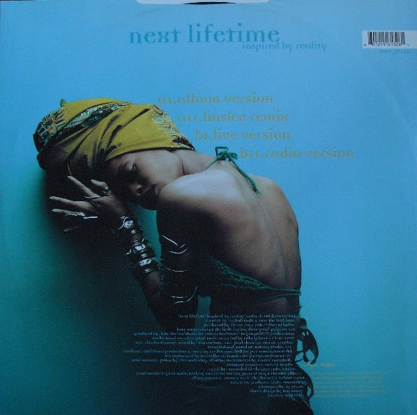 Image of Back Cover of 12" - VG+/VG - ERYKAH BADU, Next Lifetime (Universal Records; UNT 56132, UK 1997, Picture Sleeve), ,  - 3616326C
