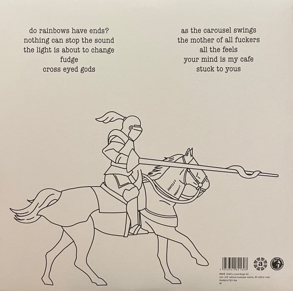 Image of Back Cover of LP - VG+/VG+ - THE BRIAN JONESTOWN MASSACRE, The Future Is Your Past (A Records; AUK050LP, UK 2023, Gatefold, Inner, Six colour pencils ), ,  - 4016512C