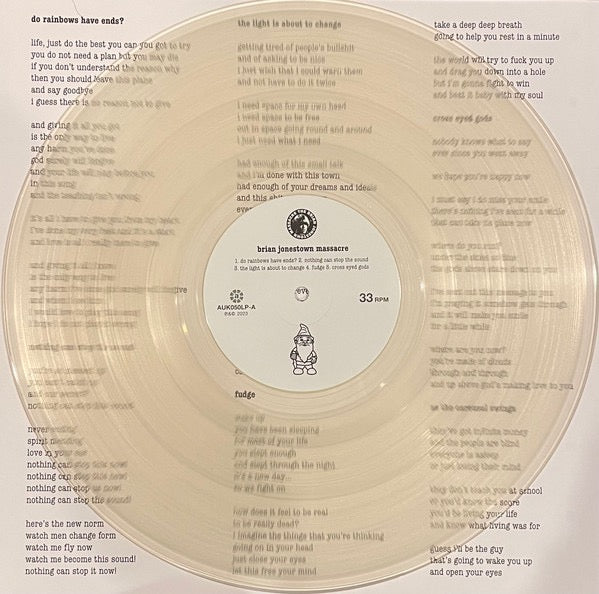 Image of Label Cover of LP - VG+/VG+ - THE BRIAN JONESTOWN MASSACRE, The Future Is Your Past (A Records; AUK050LP, UK 2023, Gatefold, Inner, Six colour pencils ), ,  - 4016512C