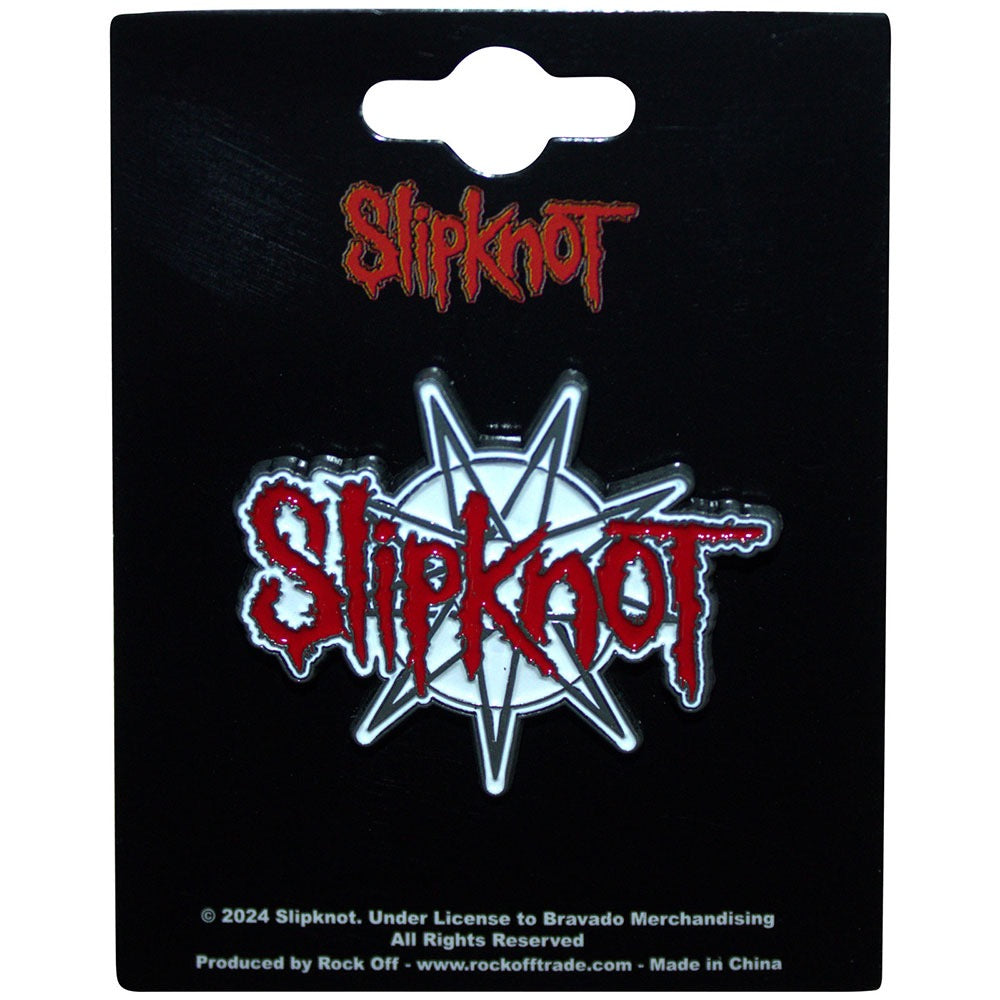 Image of Front Cover of Accessories - NEW/NEW - SLIPKNOT, Star Logo Pin Badge (,  ), ,  - 2255128S