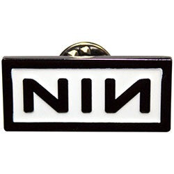 Image of Front Cover of 2215142C: Accessories - NINE INCH NAILS, Logo Pin Badge (,  )   NEW/NEW