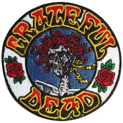 Image of Front Cover of 2255102S: Accessories - GRATEFUL DEAD, Bertha Circle Patch (, China )   NEW/NEW