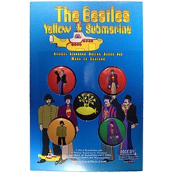 Image of Front Cover of Accessories - NEW/NEW - THE BEATLES, Yellow Submarine Badge Pack (5x badges; , UK ), ,  - 2255132S