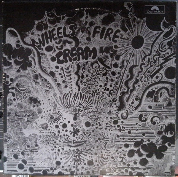 Image of Front Cover of LP - VG/G - CREAM, Wheels Of Fire - Live At The Fillmore (Polydor; 583 040, UK 1968, Laminated Sleeve, Stereo), Lots of light marks,  - 2215251C
