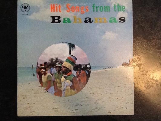 Image of Front Cover of LP - VG+/VG - VARIOUS, Hit Songs From The Bahamas (G.B.I. Recording Co. Ltd.; G.B.I.-106, Bahamas, The , Pasteback Sleeve), Pressing flaws. Small patch of sticker residue to sleeve.,  - 2215431C
