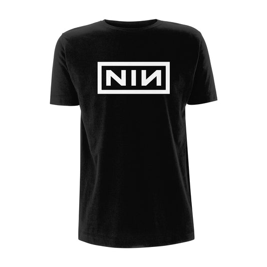 Image of Front Cover of Accessories - NEW/NEW - NINE INCH NAILS, Classic White Logo T-Shirt (Black) XL (, UK ), ,  - 2215395C