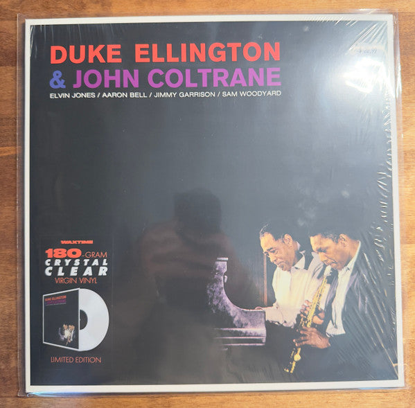 Image of Front Cover of LP - NEW/NEW - DUKE ELLINGTON & JOHN COLTRANE, Duke Ellington & John Coltrane (WaxTime; 526007,  2025 Reissue, Clear Vinyl), ,  - 2416206C
