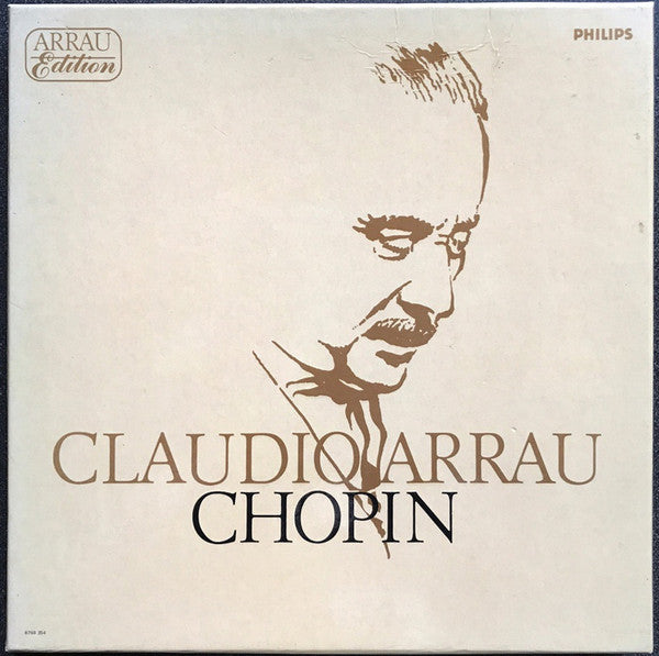 Image of Front Cover of 9xLP - VG+/VG+ - CLAUDIO ARRAU, Chopin: Arrau Edition (Philips; 6768 354, Netherlands 1983, Box Set, Booklet), ,  - 3545421S