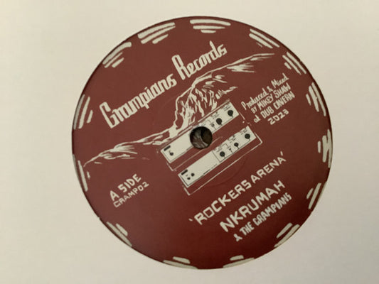 Image of Front Cover of 2215549C: 7" - NKRUMAH & THE GRAMPIANS, Rockers Arena (Grampians Records; GRAMP02, UK 2023, Solid Centre)   /EX