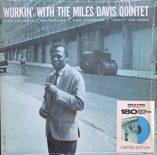 Image of Front Cover of LP - NEW/NEW - THE MILES DAVIS QUINTET, Workin' With The Miles Davis Quintet (WaxTime In Color; 950696, Europe 2021 Reissue, Limited Edition, 180g, Blue Vinyl), ,  - 2436082E