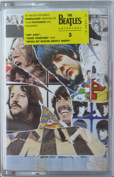 Image of Front Cover of 2xCassette - VG+/VG+ - THE BEATLES, Anthology 3 (Apple Records; TCPCSP 729, Europe 1996), Small crack on spine of case, otherwise lovely.,  - 1016367C