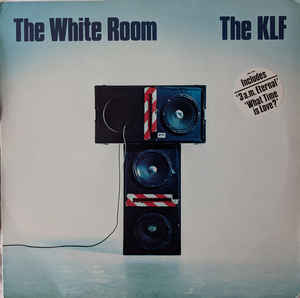 Image of Front Cover of LP - VG+/VG+ - THE KLF, The White Room (KLF; JAMS LP006, UK 1991, Picture sleeve, Inner, Original hype sticker on sleeve.), OG Hype sticker & inner. 3-4 very light hairlines. 2 tiny corner bumps.,  - 3126103E