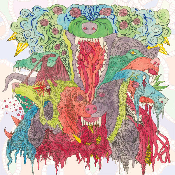 Image of Front Cover of 10" - VG+/VG - ANIMOSITY & DRUMCORPS, Altered Beast (Man Alive; MA02EP, US 2008, Gatefold, Insert), , Limited to 400 copies on Half & Half Cokebottle Green Vinyl & White Vinyl. - 2225515E