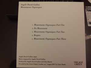 Image of Back Cover of CD - VG+/VG+ - ANG LE DAVID-GUILLOU, Mouvements Organiques (Village Green; none, UK 2017, Digipak), ,  - 2235174E