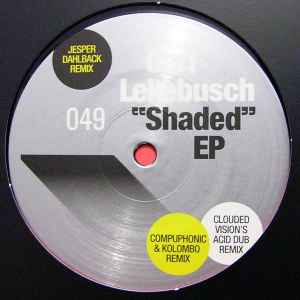 Image of Label Cover of 2345033S: 12" - CARI LEKEBUSCH, Shaded EP (Turbo ; TURBO-049, Canada 2008, Picture Sleeve) sticker top right front sleeve  VG+/VG+