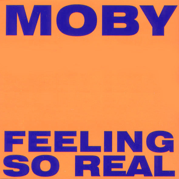 Image of Front Cover of 12" - VG/G+ - MOBY, Feeling So Real (Mute; 12MUTE173, UK 1994, Picture Sleeve), ,  - 3716418C