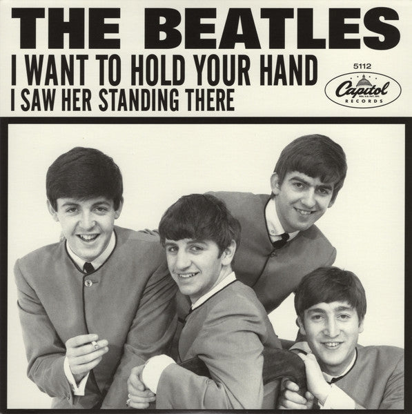 Image of Front Cover of 7" - EX/M - THE BEATLES, I Want To Hold Your Hand / I Saw Her Standing There (Capitol Records; 5112, Europe 2024 Reissue, Mono), SEALED,  - 4016236C
