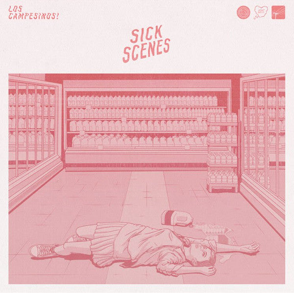 Image of Front Cover of LP - VG+/VG+ - LOS CAMPESINOS!, Sick Scenes (Wichita; WEBB500LP, UK 2017, Uncoated Sleeve, Poster, 180 Gram Vinyl, HL/KR matrix), ,  - 2345020S