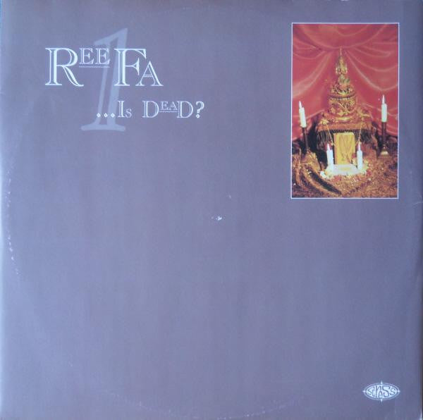 Image of Front Cover of 12" - VG/VG - REEFA!, ...Is Dead? (Disc 1) (Stress Records; 12 STR 60, UK 1996, Picture Sleeve), light marks only. sticker on sleeve,  - 2846145S