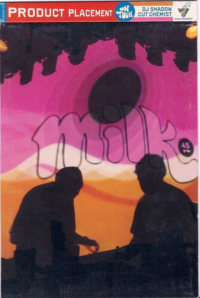 Image of Front Cover of DVD - VG+/VG+ - DJ SHADOW & CUT CHEMIST, Product Placement On Tour (Pillage Roadshow Productions; PRSDVD/CD-001, US 2004), Strong VG+,  - 2355054S