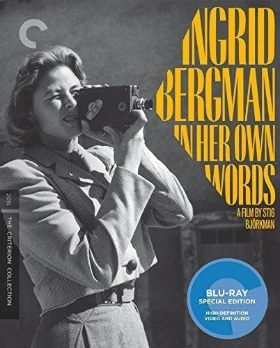 Image of Front Cover of 2335061E: Blu-Ray - STIG BJORKMAN, Ingrid Bergman: in Her Own Words (Criterion; 828, US , Booklet, Regin A US)   VG+/EX