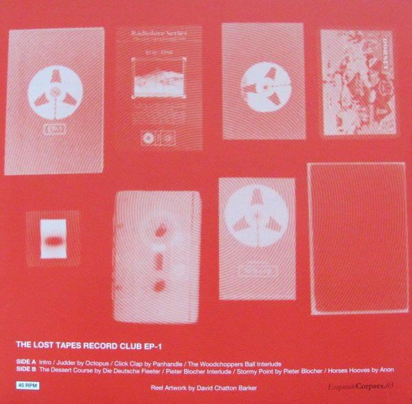 Image of Back Cover of 2325091E: 12" EP - VARIOUS, The Lost Tapes Record Club EP - 1 (The Lost Tapes Record Club; EC-03, UK 2016, No Numbered Inner)   EX/EX