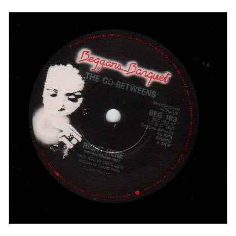 Image of Label Cover of 2x7" - VG/VG+ - THE GO-BETWEENS, Right Here (Beggars Banquet; BEG 183D, UK 1987, Gatefold), Strong VG+, Stains On Rear Sleeve,  - 5025491E