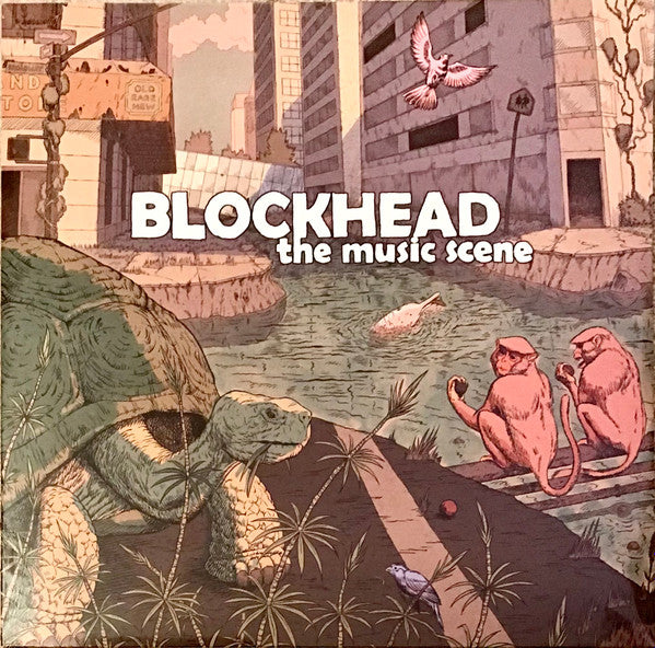 Image of Front Cover of LP - EX/EX - BLOCKHEAD, The Music Scene (Ninja Tune; ZEN149C, UK & Europe 2022 Reissue, Teal Opaque Vinyl; 180g), ,  - 4126308E