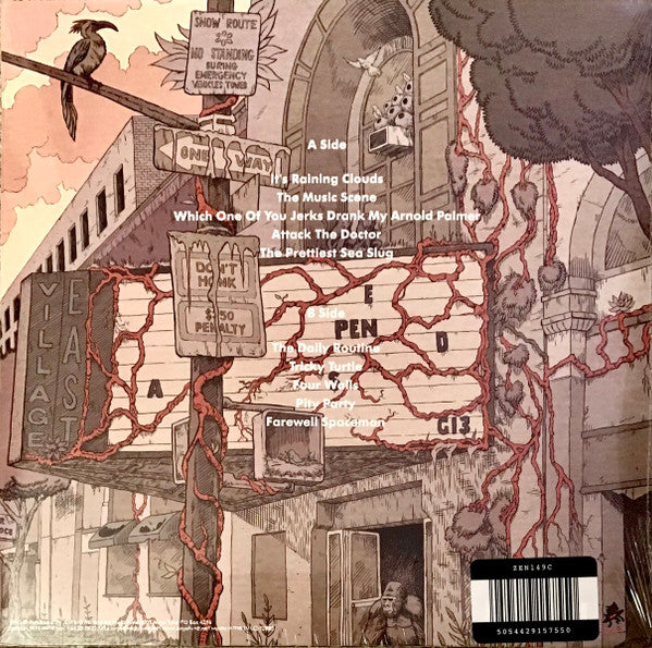 Image of Back Cover of LP - EX/EX - BLOCKHEAD, The Music Scene (Ninja Tune; ZEN149C, UK & Europe 2022 Reissue, Teal Opaque Vinyl; 180g), ,  - 4126308E