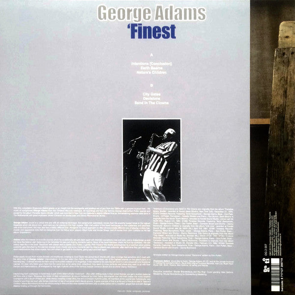 Image of Back Cover of 2325267E: LP - GEORGE ADAMS, Finest (Dopeness Galore ; DG 2 007, Netherlands 2015)   VG+/VG+