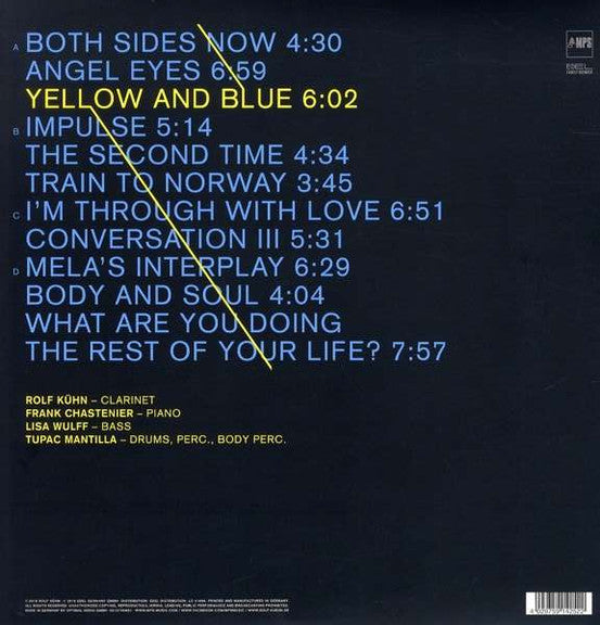 Image of Back Cover of 2x12" - EX/EX - ROLF K HN, Yellow + Blue (MPS Records; 0214252MS1, Germany 2021, Black Inners), Seal opened instore. Still in shrinkwrap.,  - 2345343S