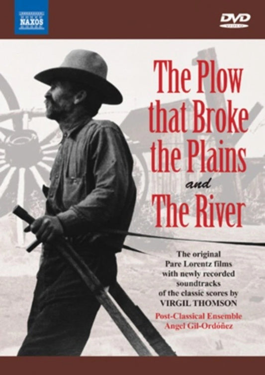Image of Front Cover of DVD - VG+/VG+ - PARE LORENTZ, The Plow That Broke the Plains, the River (Naxos; 2.110521, US , Booklet, Region 1 US), ,  - 2435002E