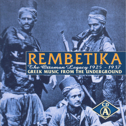Image of Front Cover of 2455044S: 4xCD - VARIOUS, Rembetika (Greek Music From The Underground) (JSP Records; JSP7776, UK 2006)   VG+/VG+