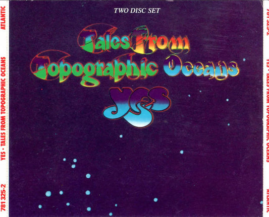 Image of Front Cover of 2435044E: 2xCD - YES, Tales From Topographic Oceans (Atlantic; 781 325-2, Europe , Double CD Case)   VG+/VG+