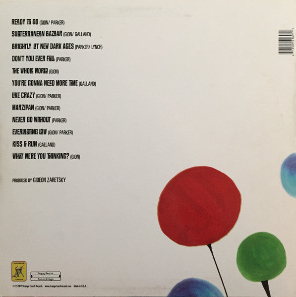 Image of Back Cover of 2425158E: LP - THE DILETTANTES, 101 Tambourines (Stranger Touch Records ; ST-HP 272, US 2007)   VG+/EX