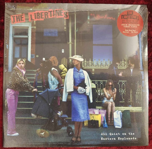 Image of Front Cover of 2415213C: LP - THE LIBERTINES, All Quiet On The Eastern Esplanade (EMI; EMIVXY 2111, Europe 2024, Inner, Clear Vinyl) Still In Stickered Shrinkwrap  EX/EX