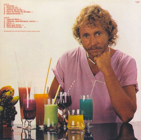 Image of Back Cover of LP - NEW/NEW - MARCOS VALLE, Marcos Valle (Mr Bongo; MRBLP231, UK 2021 Reissue), , Marcos Valle's self-titled masterpiece from 1983, featuring the Leon Ware penned, boogie cult-classic, "Estrelar". Produced, arranged and conducted by the legendary Lincoln Olivetti and Paulo Sergio Valle.  - 3356020S