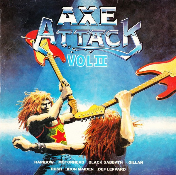 Image of Front Cover of 4525152E: LP - VARIOUS, Axe Attack Vol II (K-Tel; NE 1120, UK & Ireland 1981)   VG/VG+