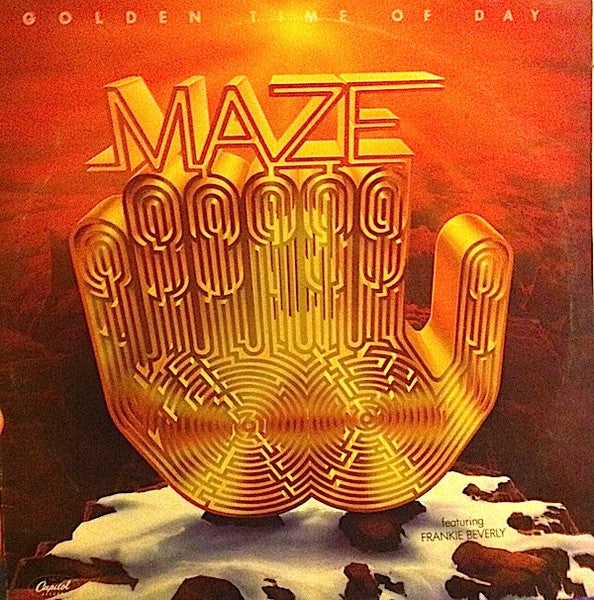 Image of Front Cover of LP - VG/G+ - MAZE FEATURING FRANKIE BEVERLY, Golden Time Of Day (Capitol Records; E-ST 11710, UK 1978), Sleeve worn   particularly at edges,  - 3916404C