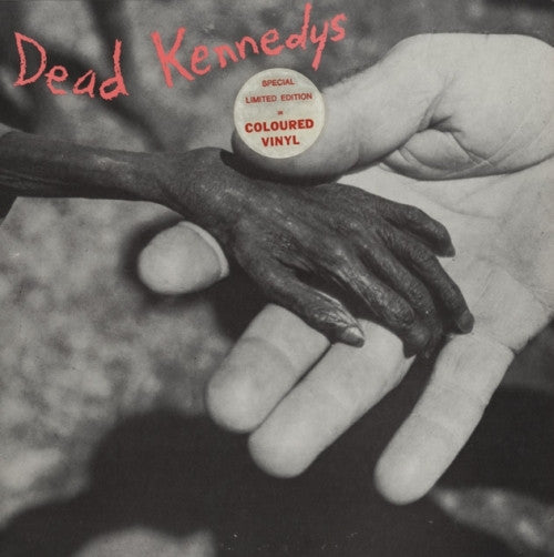 Image of Front Cover of LP - G+/VG - DEAD KENNEDYS, Plastic Surgery Disasters (Virgin; STAT LP 11, Australia 1987 Reissue, Limited Pink Vinyl), 2 Tears On Front Sleeve, Stickered,  - 2445168S