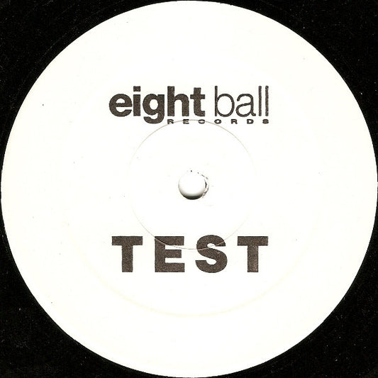 Image of Front Cover of 2415492C: 12" - PEACE BUREAU, Acoustic Soulful Bebop Booms (Eightball Records; EB 37, US 1994, Test Pressing) Stamp and title written in pen on label  /VG