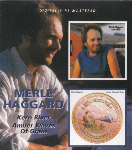 Image of Front Cover of 2415549C: CD - MERLE HAGGARD, Kern River / Amber Waves Of Grain (BGO Records; BGOCD935, UK 2010, Jewel Case)   EX/VG+