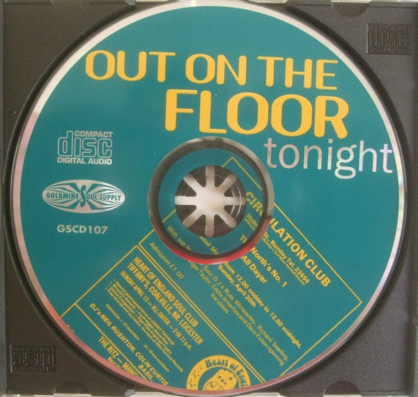 Image of Label Cover of 2415562C: CD - VARIOUS ARTISTS, Out On The Floor Tonight (Goldmine Soul Supply; GSCD 107, UK 1997)   VG+/VG+