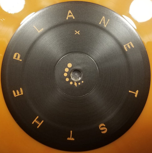 Image of Front Cover of 2415543C: 12" - SEBA, SUB, THEORY, RESPONSE & PLISKIN, Saturn (Rupture London; PLANETR 06, UK 2022, Stickered Plastic Sleeve, Orange Marbled Vinyl)   VG+/VG+