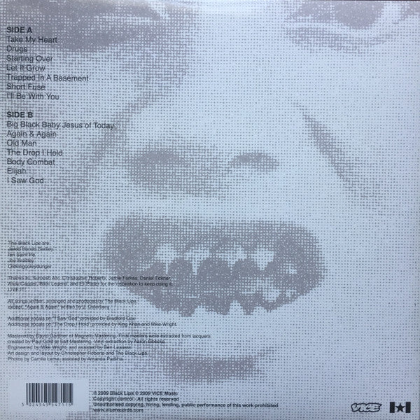 Image of Back Cover of 2425343E: LP - BLACK LIPS, 200 Million Thousand (Vice; VICE013LP, UK 2009, Gatefold, Inner)   VG+/VG+