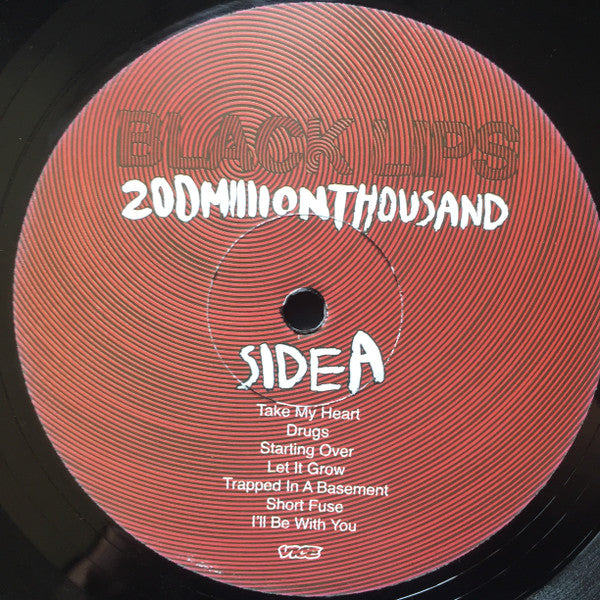 Image of Label Cover of 2425343E: LP - BLACK LIPS, 200 Million Thousand (Vice; VICE013LP, UK 2009, Gatefold, Inner)   VG+/VG+