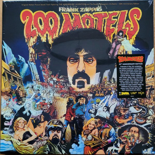 Image of Front Cover of 6xCD - M/EX - FRANK ZAPPA, 200 Motels (50th Anniversary Edition) (Zappa Records ; ZR20037, Europe 2021, Box Set, Book, Poster), ,  - 4226198E