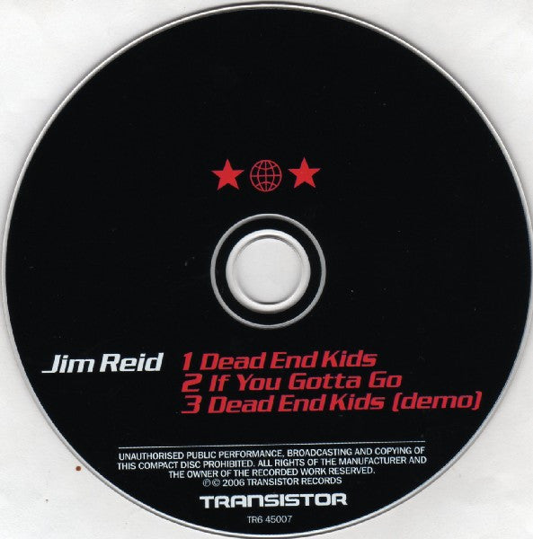 Image of Label Cover of CD - VG+/VG+ - JIM REID, Dead End Kids (Transistor; TR6 45007, UK 2006, Card Sleeve), ,  - 2435142E