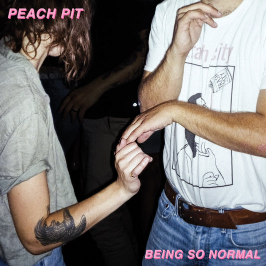 Image of Front Cover of 2445333S: LP - PEACH PIT, Being So Normal (Kingfisher Bluez; KFB6035, UK & Europe 2018 Reissue, Limited Edition, Mint Green)   EX/EX