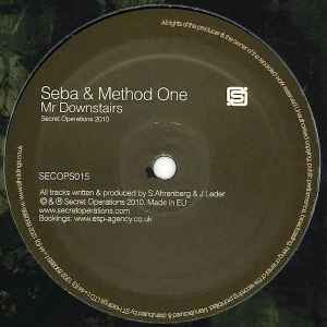 Image of Label Cover of 12" - /VG+ - SEBA & METHOD ONE, Heavy Traffic (Secret Operations; SECOPS015, Sweden 2011, Company Sleeve), , A		Heavy Traffic	B		Mr Downstairs - 1426441E
